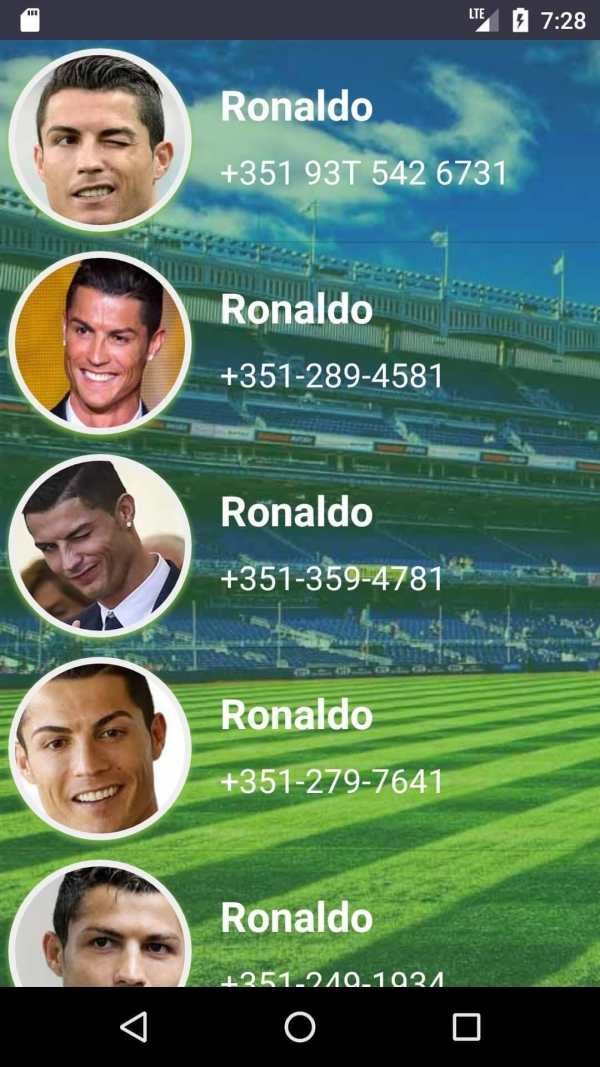 Call from Ronaldo Simulation screenshot 2