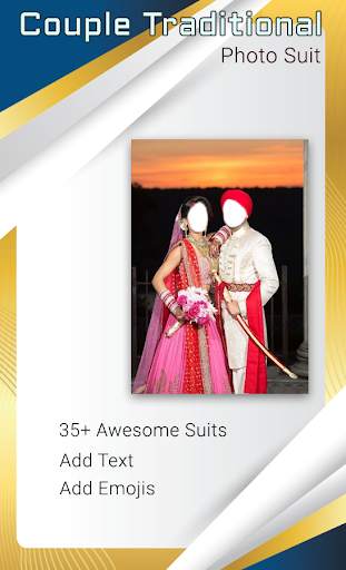Traditional Couple Photo Suit 2 تصوير الشاشة
