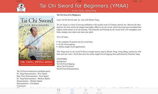 Tai Chi Sword for Beginners (YMAA) screenshot 11