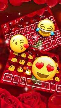 Love Rose Live Keyboard Theme screenshot 3