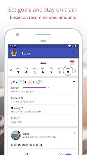 Tinytracks: Milk Stash, Breastfeeding, Sleep, Pics screenshot 4