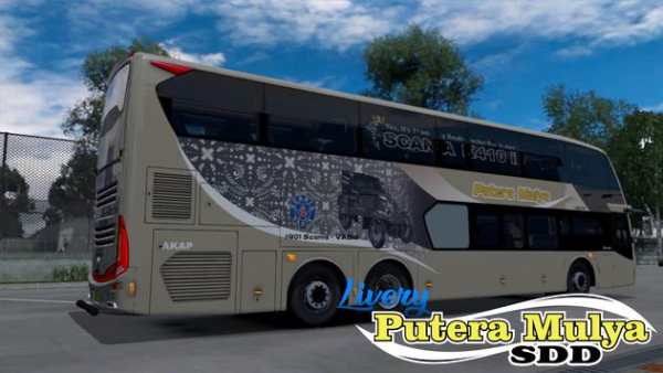 Livery BUSSID Putera Mulya SDD screenshot 1