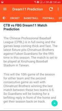 Dream11 playing11-Dream11 Team Prediction & Tips screenshot 6