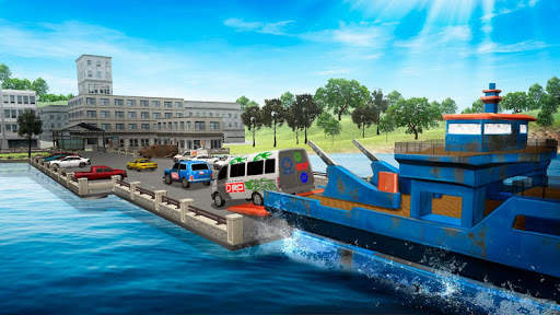 Car Transporter Ship Simulator screenshot 4