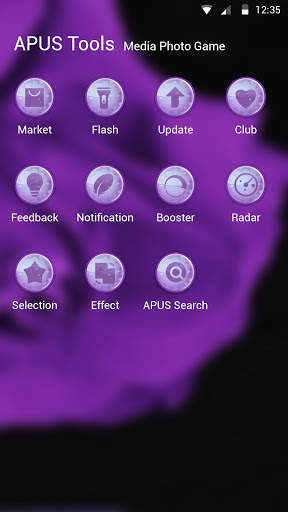 Purple-APUS Launcher theme screenshot 3