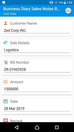 Business Diary Sales Notes Register & Day Planner screenshot 8