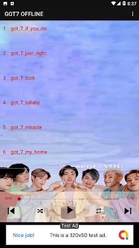 GOT7 Song Offline screenshot 4