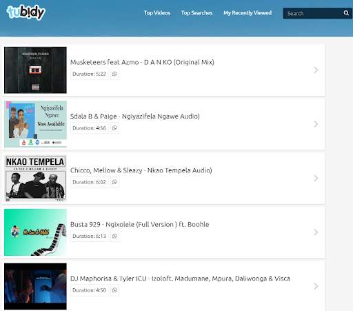 Tubidy Download Music screenshot 4