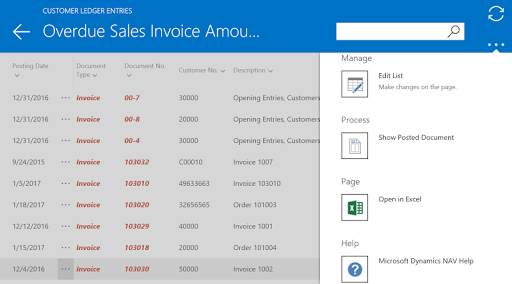 Dynamics NAV screenshot 6