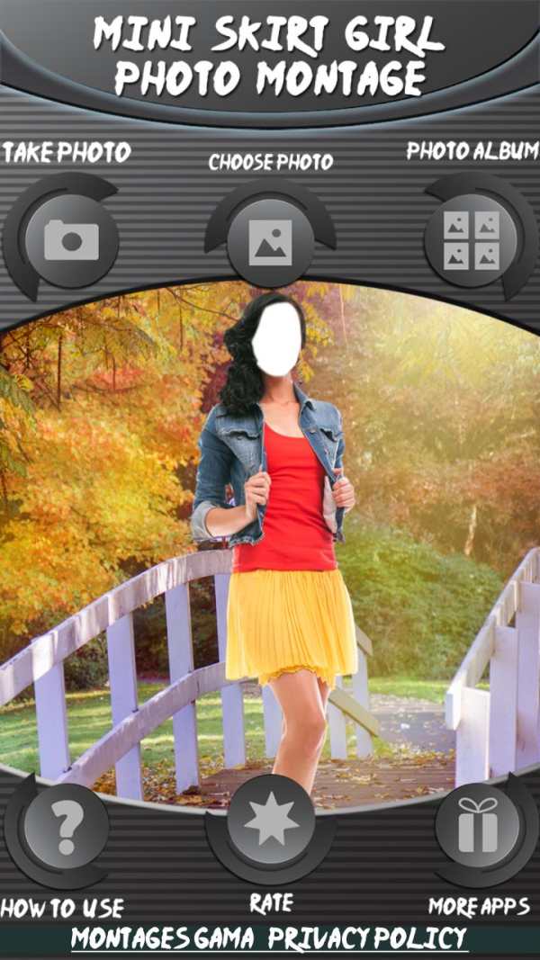 Mini Skirt Girl Photo Montage screenshot 3