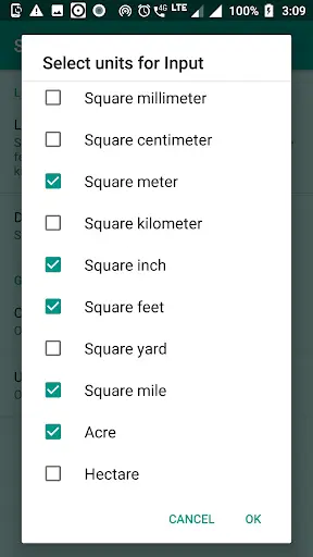 Area Converter screenshot 2