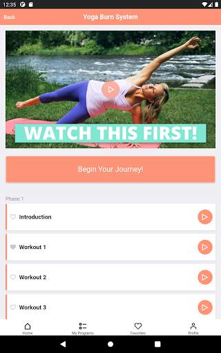 Yoga Burn App 8 تصوير الشاشة