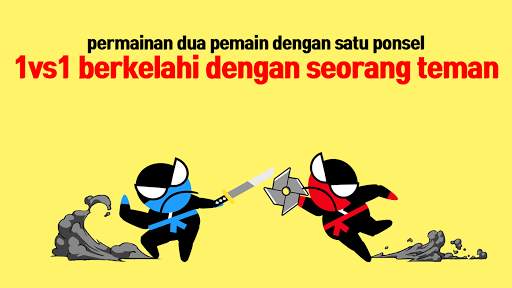Jumping Ninja Battle 2 Pemain screenshot 1