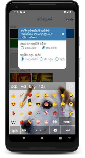 Sinhala Keyboard स्क्रीनशॉट 8