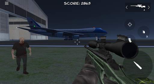Zombie Attack Whitehouse screenshot 3