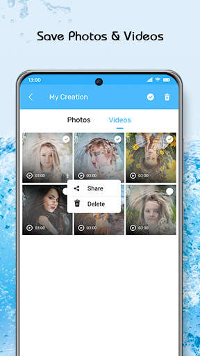 Water Camera: Water waves Video Effect screenshot 5
