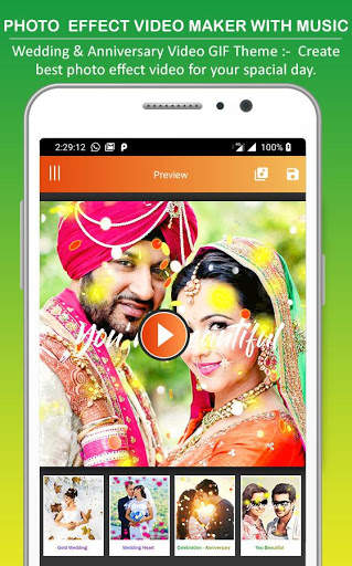 Photo Effect Animated Video Maker : Photo To Video скриншот 8