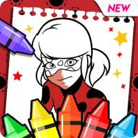 ladybug's coloring cartoon game