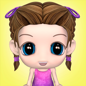 Talking Girl أيقونة