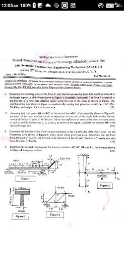 First Year Papers(MNNIT Allahabad) screenshot 3