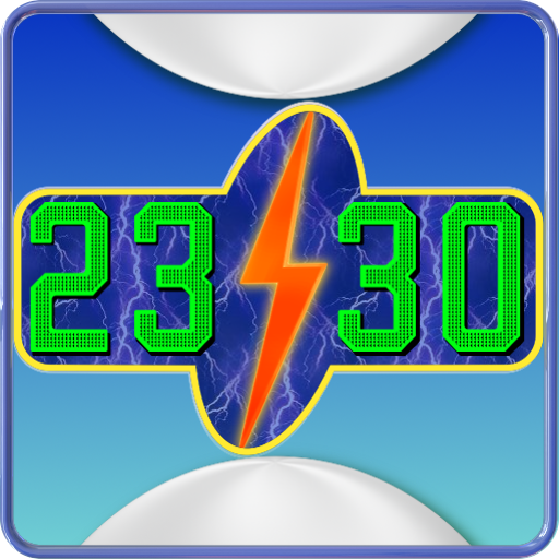 Widget animated clock live lightning icon