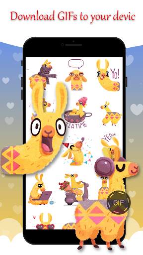 Gif Stickers for Messenger & Chat screenshot 4