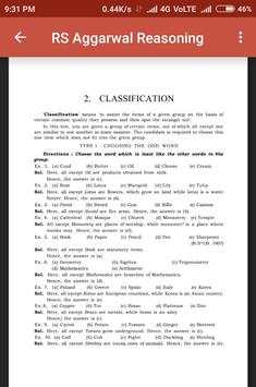 Verbal and Non-Verbal Reasoning by RS Aggarwal screenshot 8