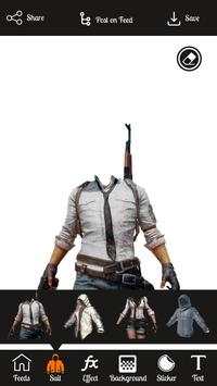 PUBG Photo Suit, Photo Editor & PUBG Stickers Free screenshot 2