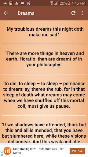 William Shakespeare quotes screenshot 3