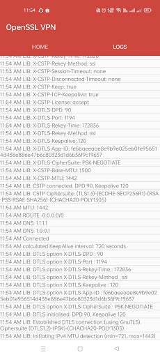 OpenSSL VPN screenshot 3