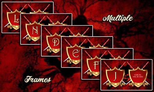 Shield Text Photo Frames screenshot 1