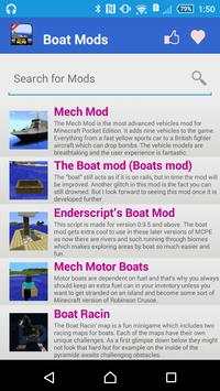 Boat Mod Untuk MCPE ' screenshot 2