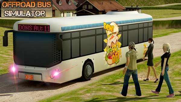 Coach Bus Offroad Down Hill screenshot 1
