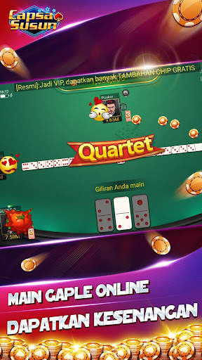 Gaple Capsa Susun: QiuQiu(99)/Texas Remi Online screenshot 2
