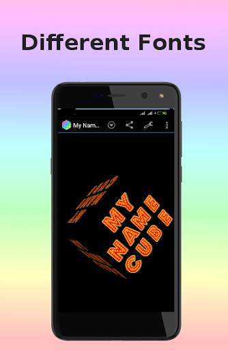 My Name Cube Live Wallpaper,Text Wallpaper Maker screenshot 6