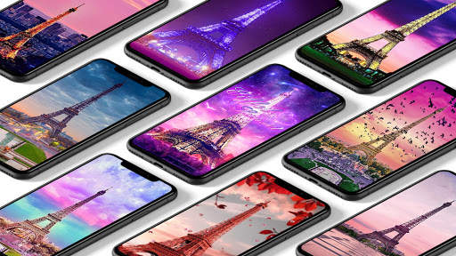 Girly Eiffel Tower Wallpaper screenshot 1