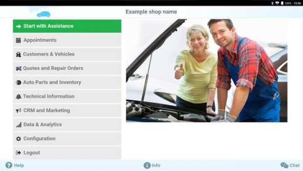 Auto Repair Shop - Tablet screenshot 1