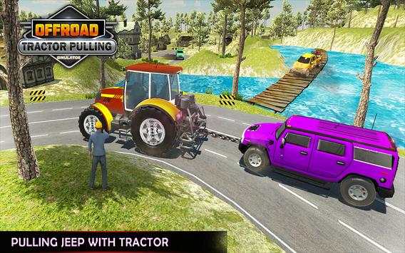 Offroad Tractor Pulling Simulator - Mudding Games screenshot 8