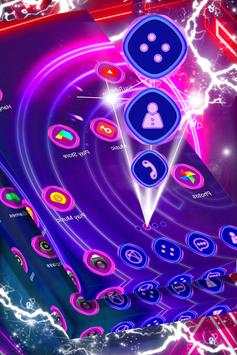 Neon Purple Launcher Theme screenshot 2