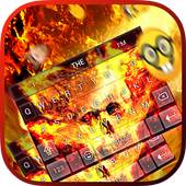 Fire Skull Keybaord Theme icon