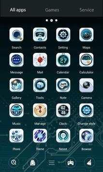 Circuit Board Parallax V Launcher Theme screenshot 3