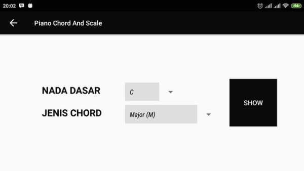 Piano Chord and Scale Library screenshot 3