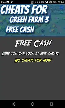 Cheats Hack For Green Farm 3 скриншот 1
