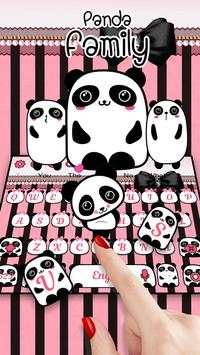 Cute Lovely Panda keyboard screenshot 2