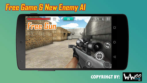 Gun Striker War - Free FPS screenshot 1