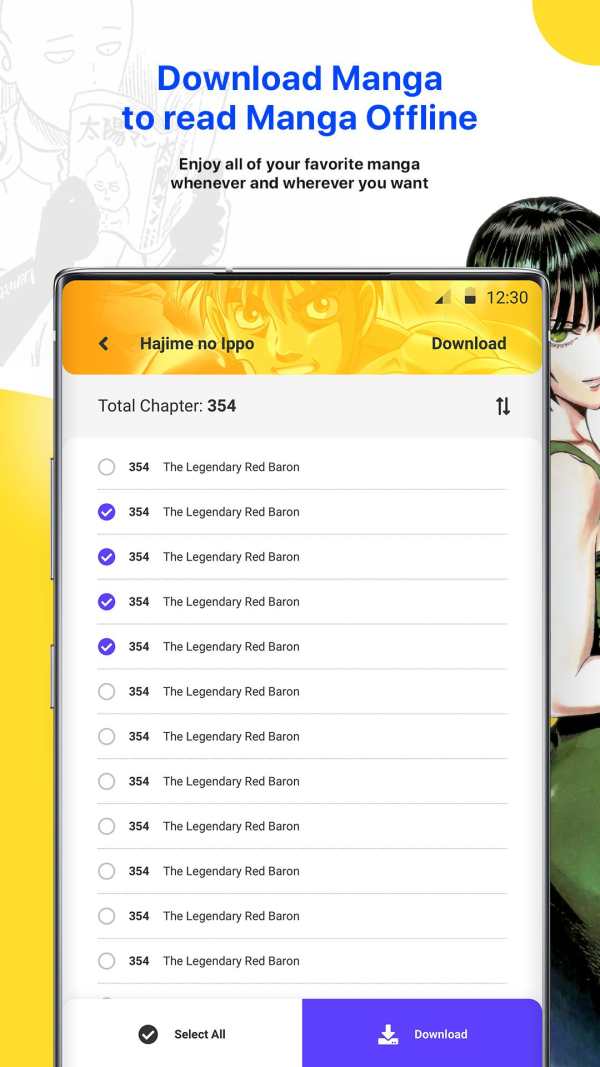 Manga Reader : Free & Offline Without WiFi screenshot 2