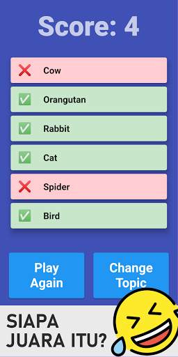 Menghadapi! Game Free Word Wording Charades screenshot 3