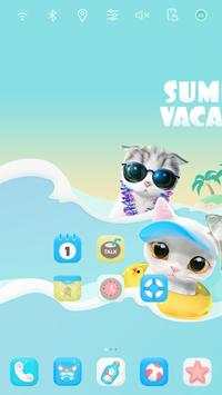 Sugarcat's Vacation theme screenshot 3