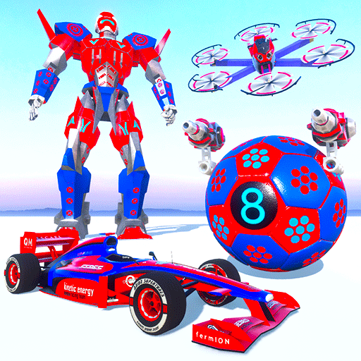 8 Ball Robot Car Game - Drone Robot Game icon