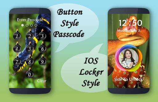 Snake Lock Screen 1 تصوير الشاشة